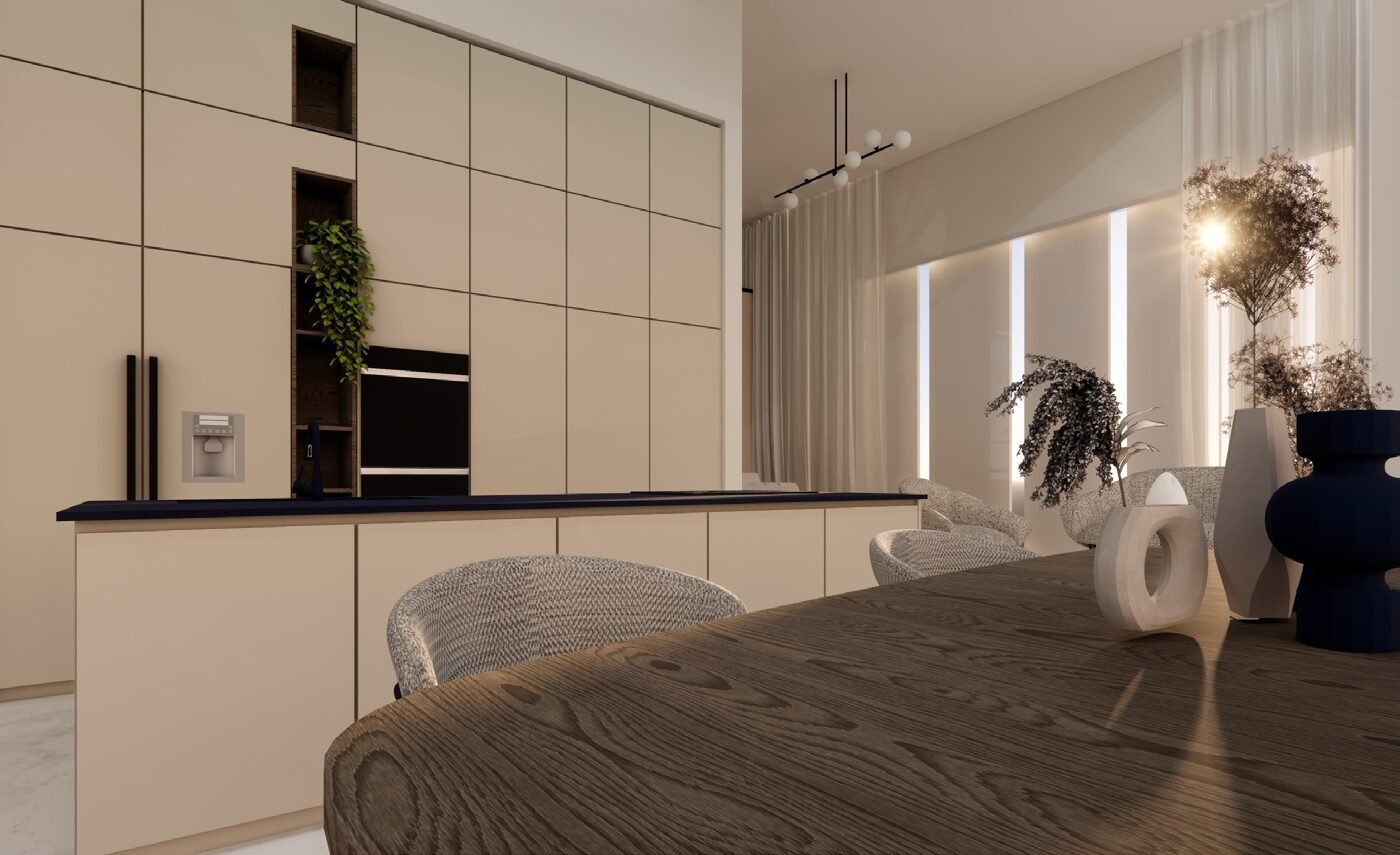 Living area in White Box